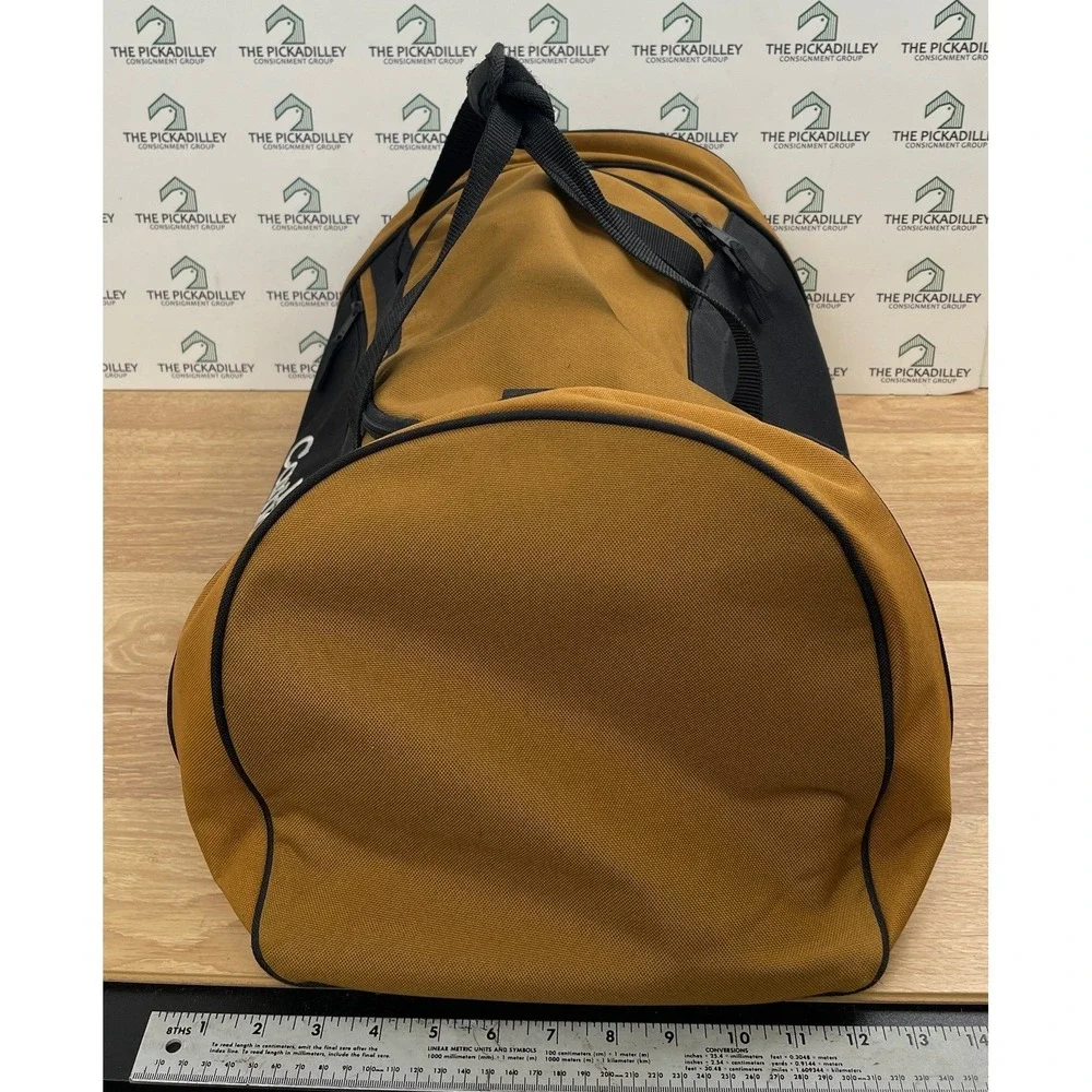 Carhartt Legacy Gear Bag Brown Black Utility Travel Duffel Work Bag 20 Inch